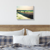 Golfbreker, Frankfort Harbor, Michigan Canvas Afdruk (Insitu (Slaapkamer))