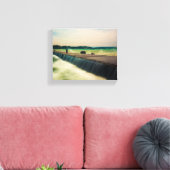 Golfbreker, Frankfort Harbor, Michigan Canvas Afdruk (Insitu (Woonkamer))