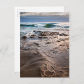 Golfbreuk op het strand in Californië Briefkaart (Voorkant / Achterkant)