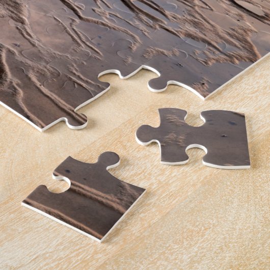 Golfbreuk op het strand in Californië Legpuzzel (Zijkant)