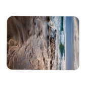 Golfbreuk op het strand in Californië Magneet (Horizontaal)