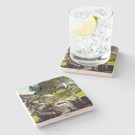 Golfbril, Stenen Onderzetter (Zijkant)