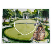 Golfbruiloft Groot Cadeauzakje (Voorkant)