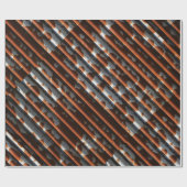  golfbuisje met golfslag cadeaupapier (Vlak)