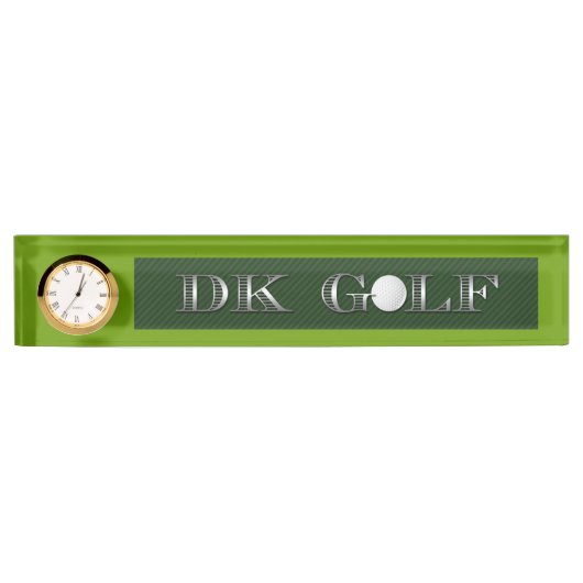 Golfbureaunaamplaat. Naambordje (Voorkant)