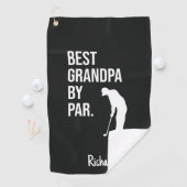 Golfcadeaus voor grootvader Beste opa door Par Golfhanddoek (Insitu)