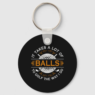 Golfcadeaus voor mannen golfers met grappige spreu sleutelhanger