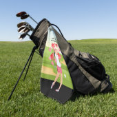 Golfcadeaus voor Valentijnsdag aan Golfer Golf Tow Golfhanddoek (Groen)
