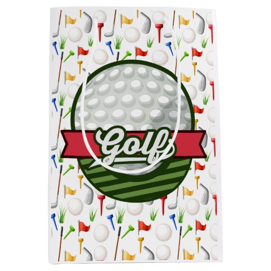 Golfcadeautas Medium Cadeauzakje (Voorkant)
