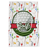Golfcadeautas Medium Cadeauzakje (Achterkant)