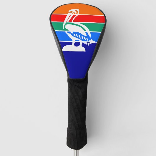 Golfchauffeur Hoesje met de vlag van Sint-Petersbu Golfheadcover (Voorkant)