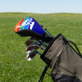 Golfchauffeur Hoesje met de vlag van Sint-Petersbu Golfheadcover (Insitu)