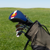 Golfchauffeur Hoesje met vlag van Colorado, Vereni Golfheadcover (Insitu)