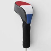 Golfchauffeur Hoesje met vlag van Nederland Golfheadcover (Schuin)