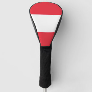 Golfchauffeur Hoesje met vlag van Oostenrijk Golfheadcover