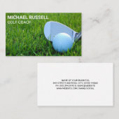 Golfclub en Bal in het Gras Visitekaartje (Voorkant / Achterkant)