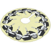 Golfclub en Bal Santa Hat Kerstmis Kerstboom Rok (Gekanteld)