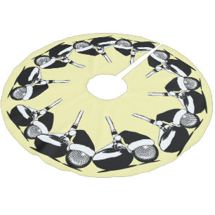 Golfclub en Bal Santa Hat Kerstmis Kerstboom Rok