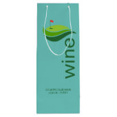 Golfclub/Evenementenpartij Wijn Gift Bag Wijn Cadeautas (Achterkant)