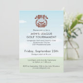 Golfclub Foto Herencompetitie Toernooi Logo Kaart (Staand voorkant)