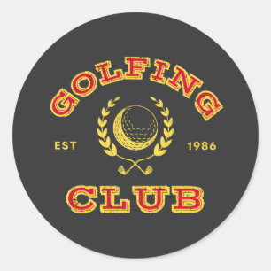 Golfclub golfclub geschenken ronde sticker