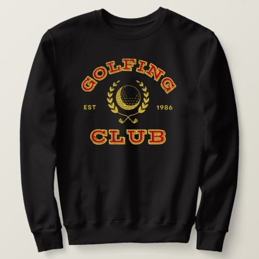 Golfclub golfclub geschenken trui (Design voorkant)