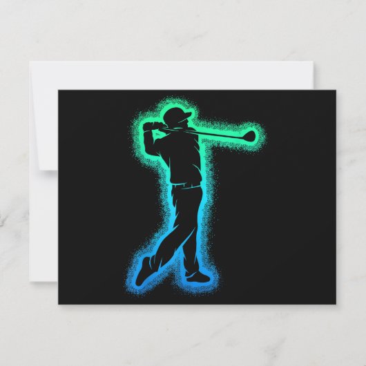 Golfclub Golfer Kinder jongens Mannen Golfen Save The Date (Voorkant)