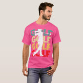 Golfclub Golfing Golfer Boys Mannen T-shirt (Voorkant volledig)