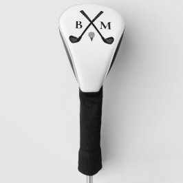 golfclub Logo Monogram Golf Head Hoesje Golfheadcover