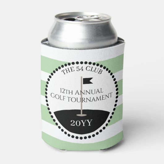 Golfclub Logo naam Blikjeskoeler (Blikje Voorkant)