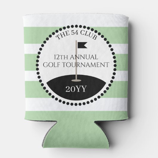 Golfclub Logo naam Blikjeskoeler (Achterkant)