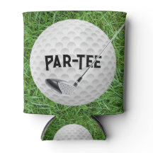 Golfclub met Bal Op Groen Gras