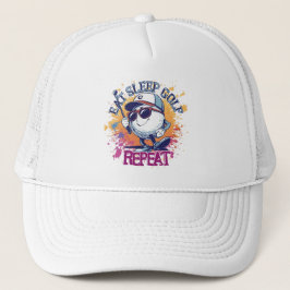 Golfclub Naam Custom Trucker Hoed  Pet