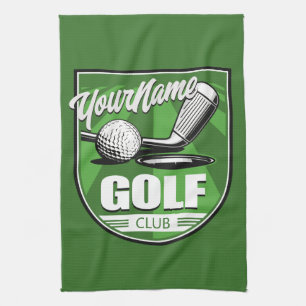 Golfclub NAAM Pro Golfer Speler Gepersonaliseerd  Theedoek