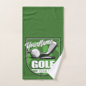 Golfclub NAAM Prof Golfer Speler Persoonlijk Bad Handdoek (Handdoek)