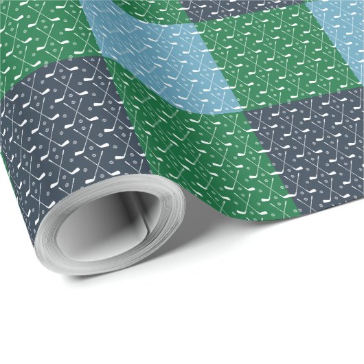 Golfclub Pattern Papier Bord (Rol Hoek)