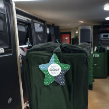 Golfclub Pattern Sticker