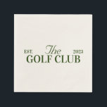 golfclub thema feest. vrijgezellenfeest servet<br><div class="desc">Verhoog uw golf-thema bijeenkomsten met onze Golf Club Cocktail servetten! Deze stijlvolle en sportieve servetten zijn de perfecte aanvulling op uw golf geïnspireerde feest, het toevoegen van een vleugje verfijning en atletische flair aan uw tafel setting. Ontworpen met golfthema graphics, zoals golfballen, clubs en t - shirts, onze cocktailservetten vangen...</div>