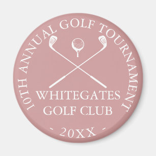 Golfclub Toernooi Custom Dusty Rose Roze Magneet