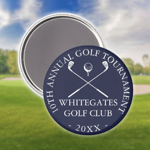 Golfclub Toernooi Maatwerk Navyblauw Magneet