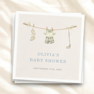 Golfclub Waskleine Baby Shower Feest Servet