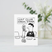 Golfclubdiner Briefkaart (Staand voorkant)
