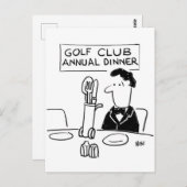 Golfclubdiner Briefkaart (Voorkant / Achterkant)