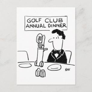 Golfclubdiner Briefkaart