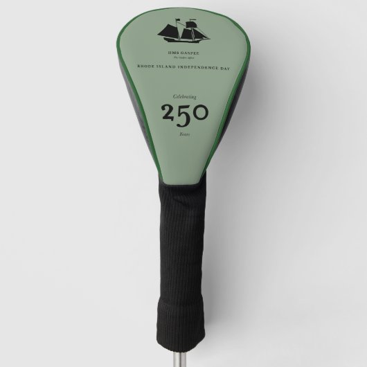 Golfclubhoes — HMS Gaspee Golfheadcover (Voorkant)