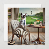 Golfclubhuis voor kattenliefhebbers (Voorkant / Achterkant)