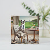 Golfclubhuis voor kattenliefhebbers (Staand voorkant)