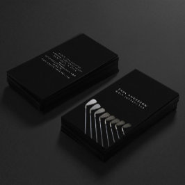 Golfclubs Art Golf Coach Naam voor golfspelers Visitekaartje