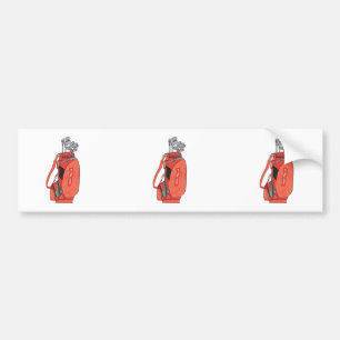 golfclubs bumpersticker