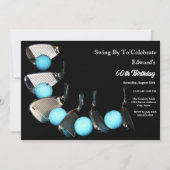 Golfclubs en Abstracte ballen Kaart (Voorkant)